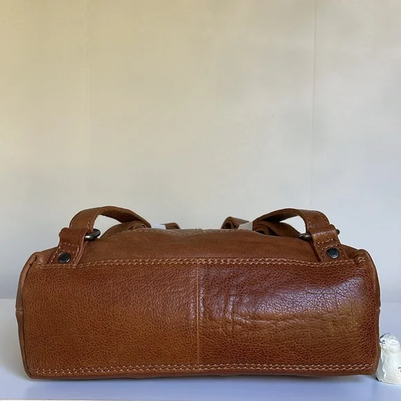 Spikes & Sparrow Brown Leather Backpack - Picture 9 of 16